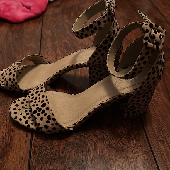 Leopard print chunky heels - Picture 2 of 2